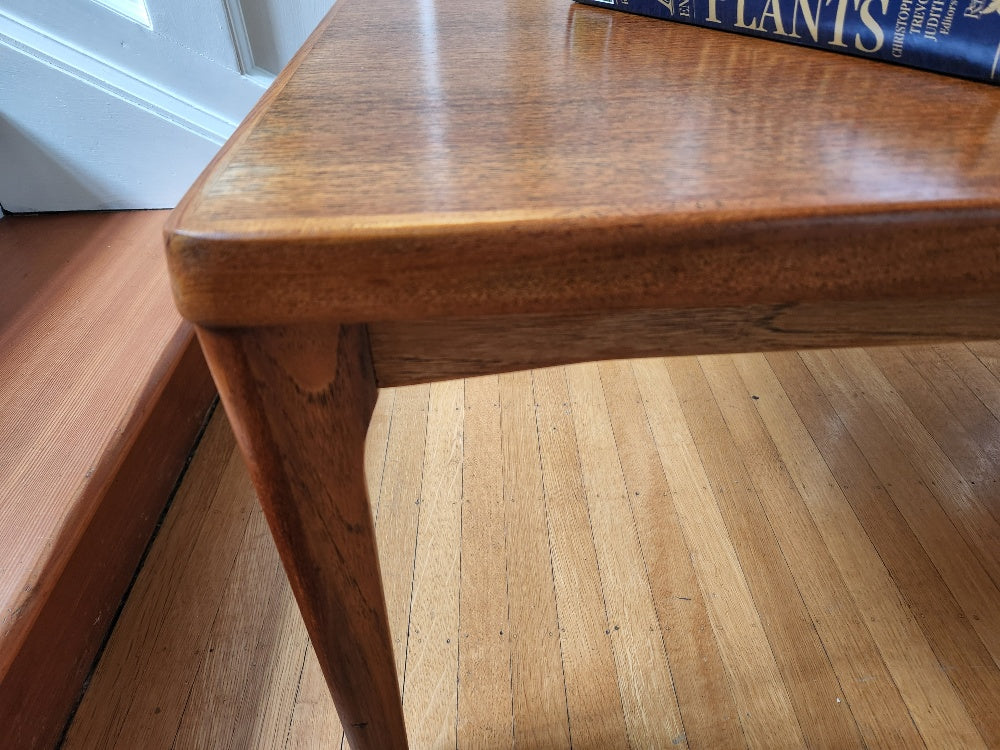  Gorgeous MCM teak coffee table originally designed by Henning Kjaernulf for Vejle Stole- Cook Street Vintage