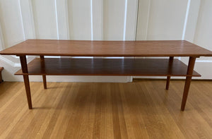 Two Level 1960s Teak Coffee Table - Cook Street Vintage