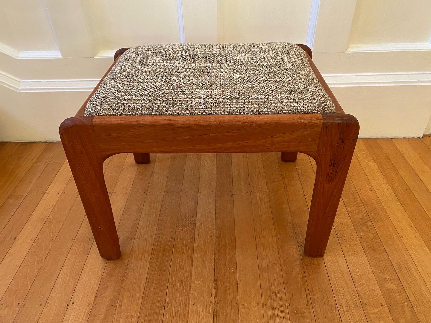 Teak Footstool- Cook Street Vintage