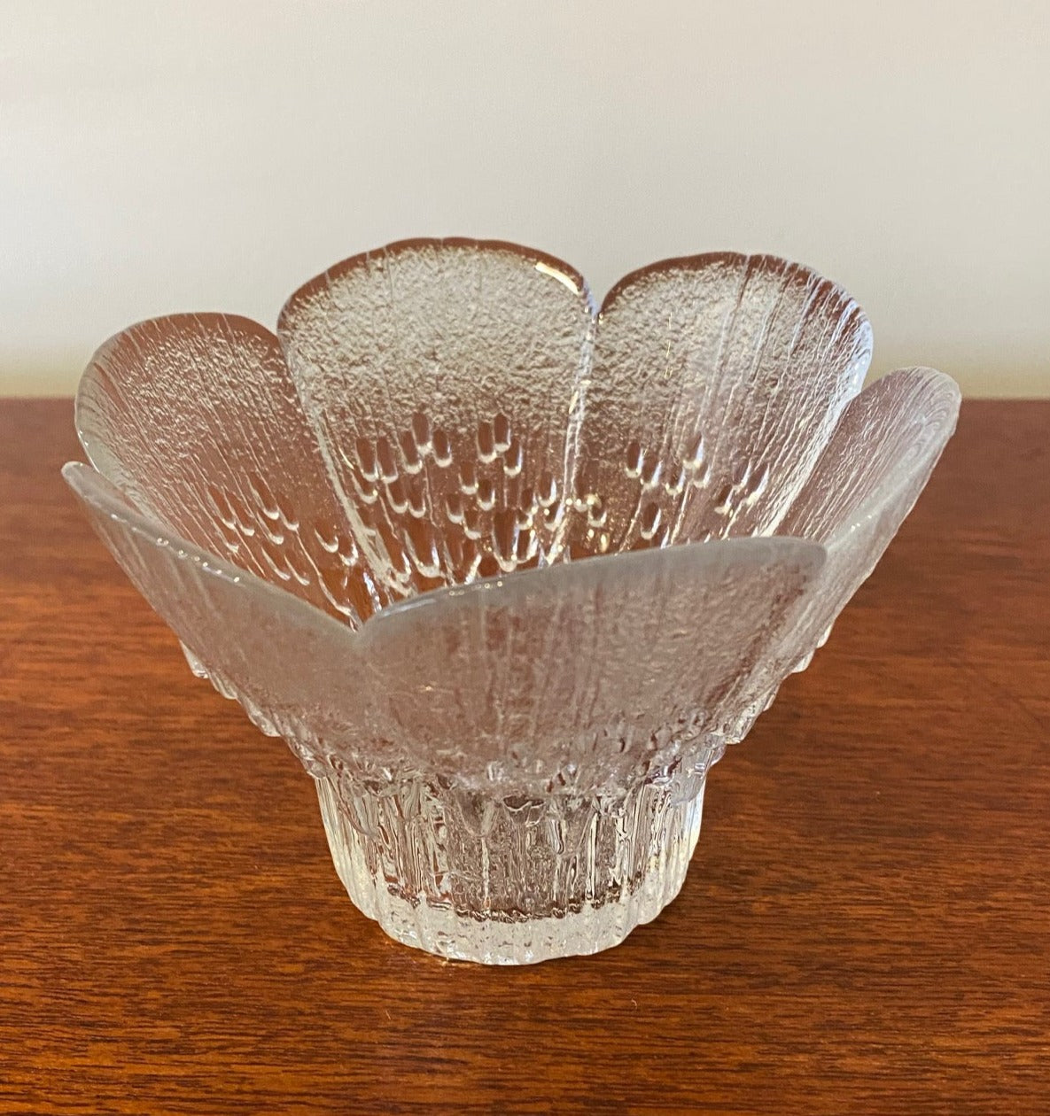 Small Vintage "Cow Parsley" Vase & Tea Light- Cook Street Vintage