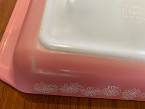 Pyrex Pink Daisy Casserole 1 1/4 QT- Cook Street Vintage